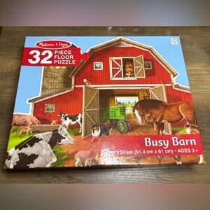 Melissa & Doug Busy Barn Floor Puzzle